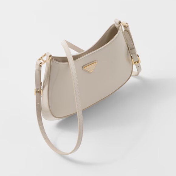 Prada Patent Leather Cleo bag in Ivory - Picture 7 of 9